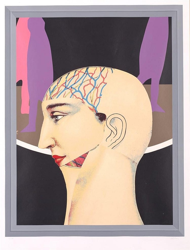 Francisco (1941) Molina comparable auction result: francisco molina cabeza lithograph