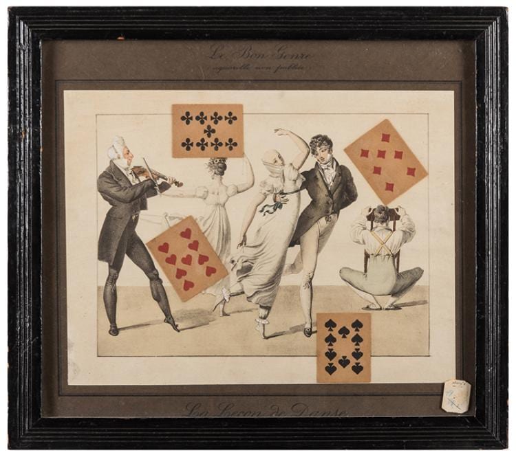 pair of le bon genre prints · Potter & Potter Auctions Inc. · 2017-05-06 König, 1) René (Neapel comparable auction result: pair of le bon genre prints