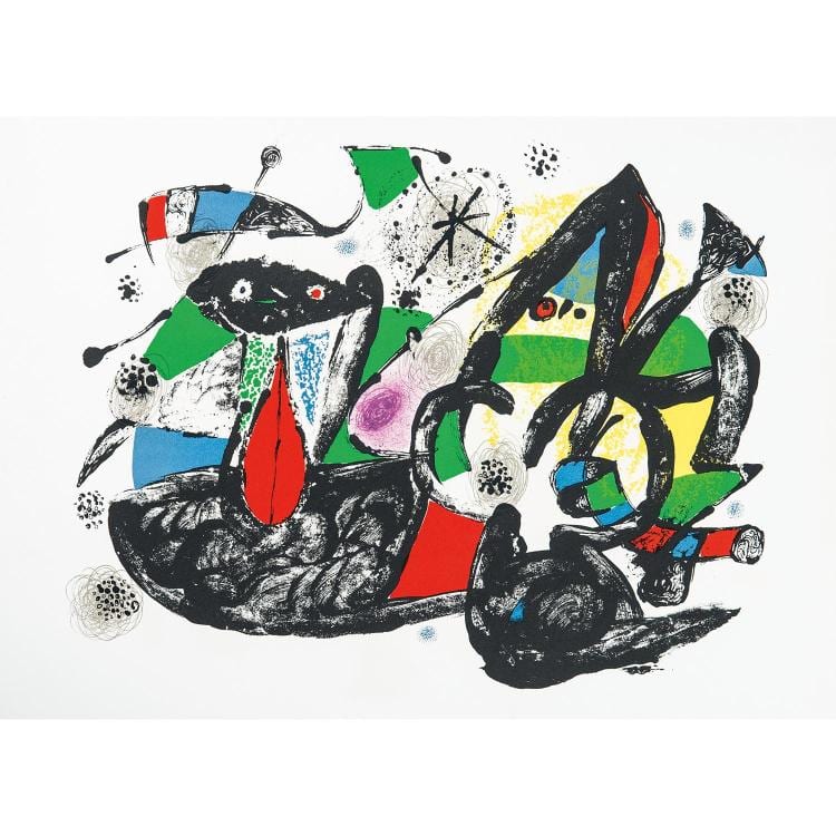 JOAN MIRO (1893-1983) sold by Tajan, lot 230 — auction record photograph