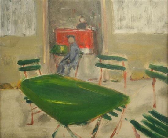Edward Felix Wakeford comparable auction result: edward wakeford 1913 1973 the waiting room 20 x 24in