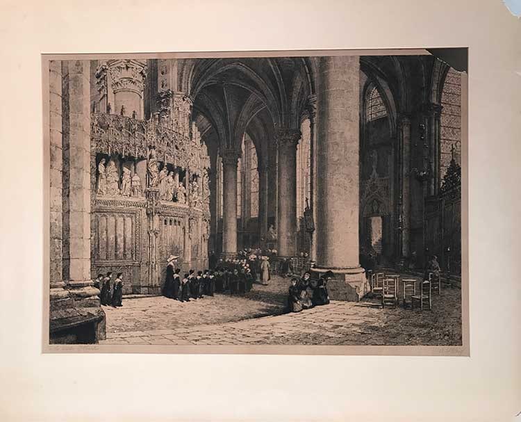 Axel Herman Haig Etching sold by Arthaz, lot 36 — auction record photograph