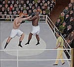 Jerzy Marek comparable auction result: jerzy marek polish 1925 2014 boxing match signed j marek l
