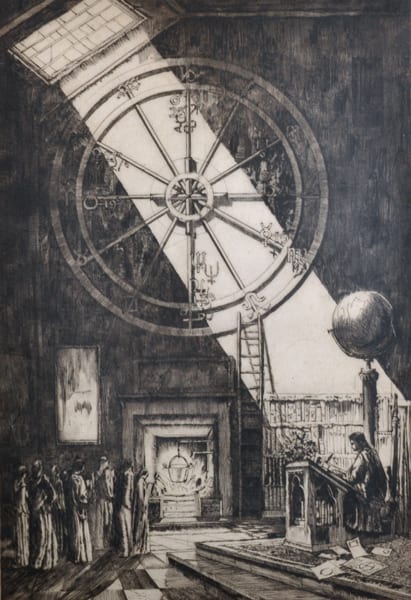 Joseph (1908) Webb comparable auction result: joseph webb 1908 1962 british an astrologer teaching etching 21 75 x 15 provenance bernheim galleries 1906 the augustine gallery retrospective exhibition 1968