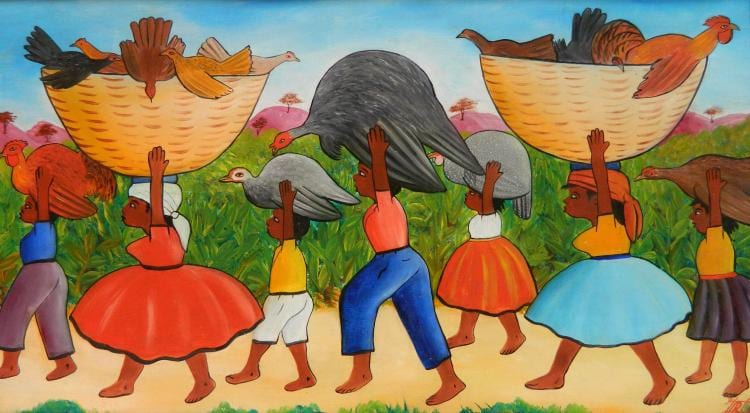 Jean Rene Chery comparable auction result: jean rene chery oil