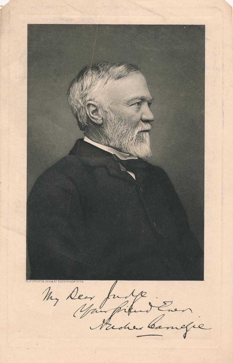 Andrew Carnegie comparable auction result: andrew carnegie current bid 120 00