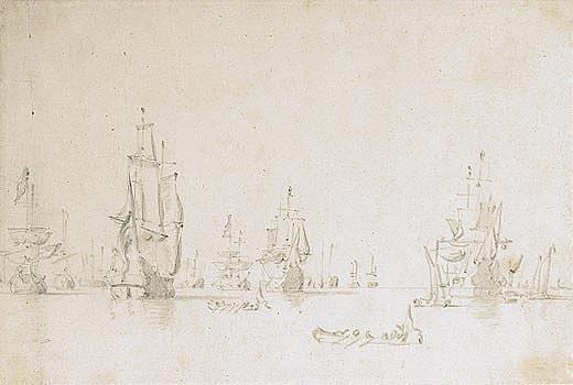 Willem van de (1633) Velde comparable auction result: willem van de velde the younger