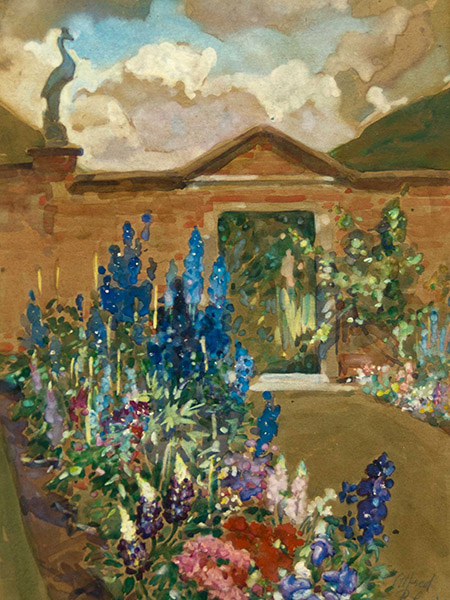 Alfred Field Palmer comparable auction result: alfred palmer british 1877 1951 watercolour garden scene signed 31 x 22