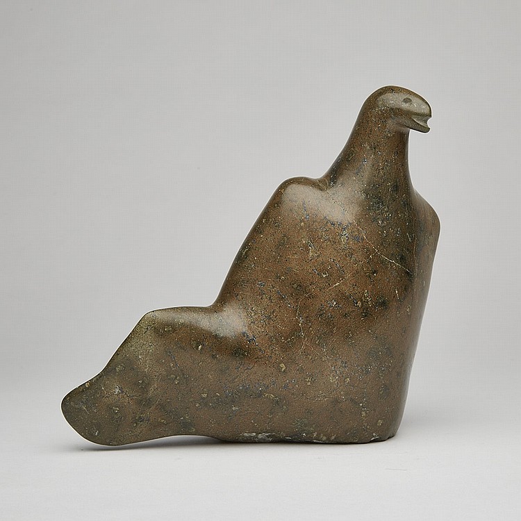 Latcholassie Akesuk comparable auction result: latcholassie akesuk 1919 2000 seal stone 7 5 x 8 x 3 19 1 x 20 3 x 7 6 cm
