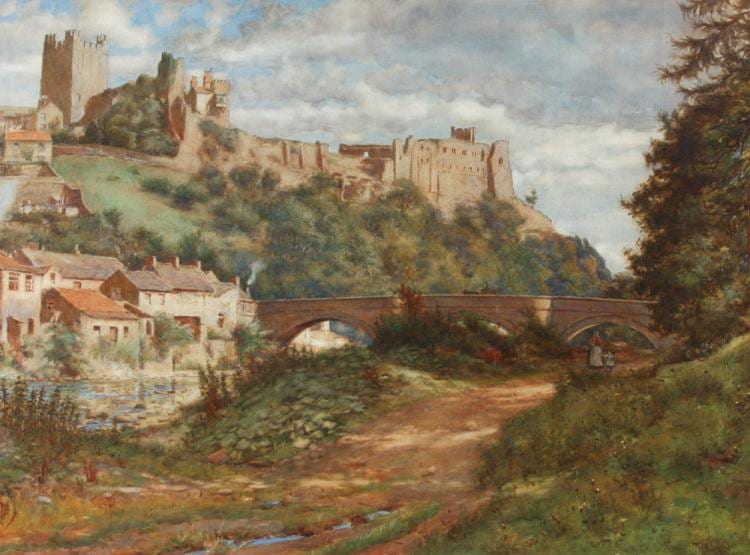 John Dobby Walker comparable auction result: john dobby walker 1866 1925 watercolour richmon