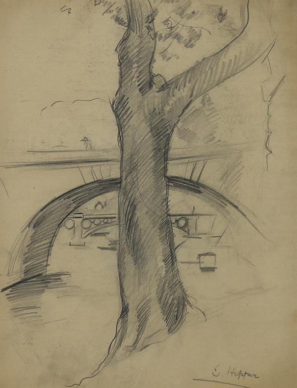 Drawing, Edward Hopper sold by Clars Auctions, lot 6167 — auction record photograph