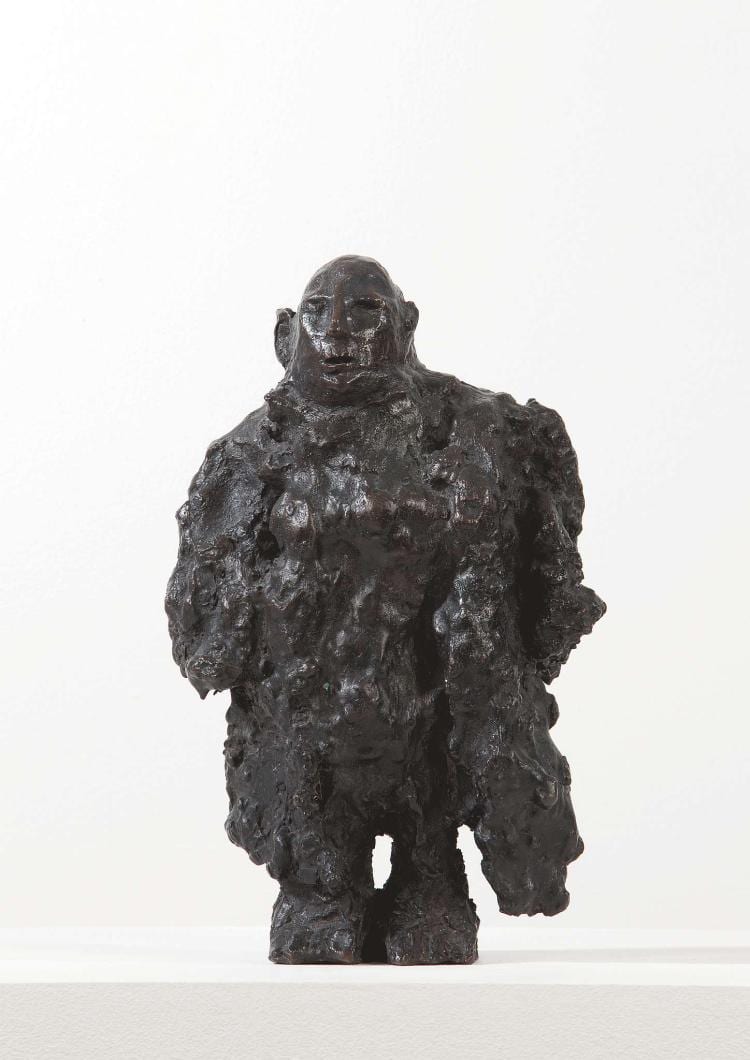 Jock McFadyen comparable auction result: jock mcfadyen on looker 1990 bronze h 32cm x w 19cm x d 11cm provenance direct from artist
