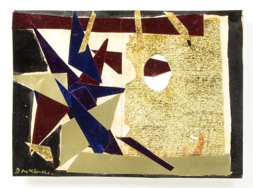 Daphne McClure comparable auction result: daphne mcclure british born 1930 christmas card signed paper collage 16cm x 12cm