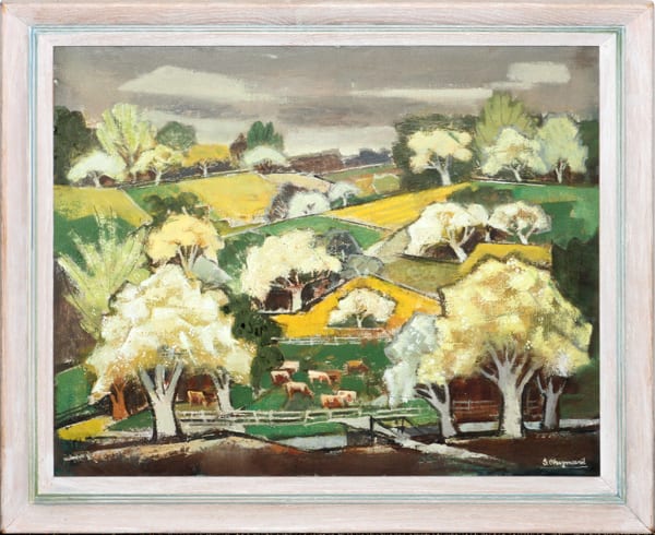 Stephan Chizmark comparable auction result: stephan chizmarik oil on canvas c 1950