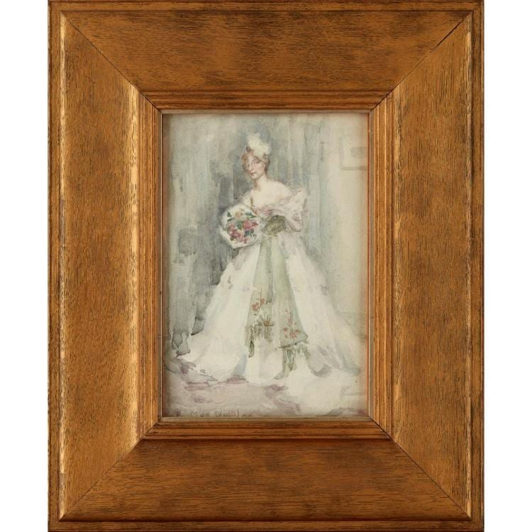 Bessie MacNicol comparable auction result: bessie macnicol scottish 1869 1904 the debutante 24cm x 16 5cm 9 5in x 6 5in