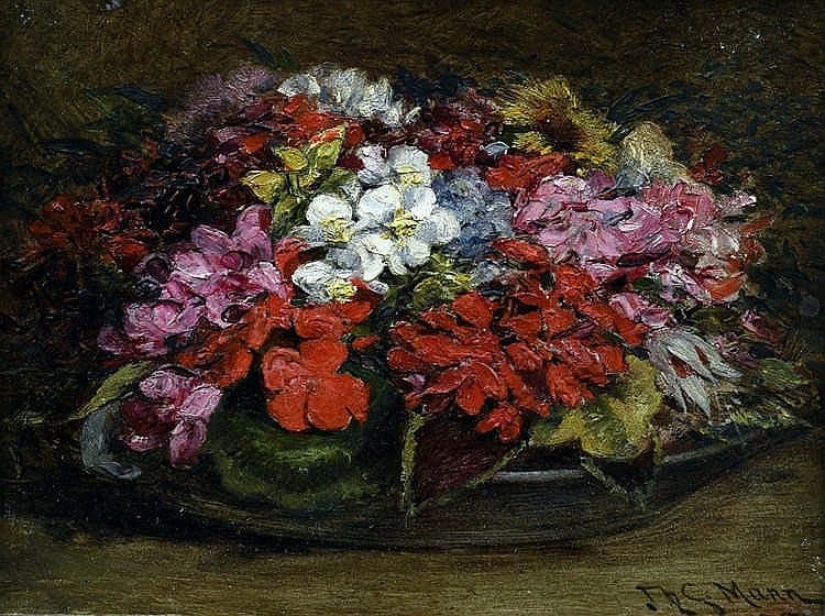 Joshua Hargrave Sams Mann comparable auction result: joshua hargrave sams mann flourished 1849 1884 british floral still life oil on board signed and dated 1875 24 5 x 19 cm framed and glazed
