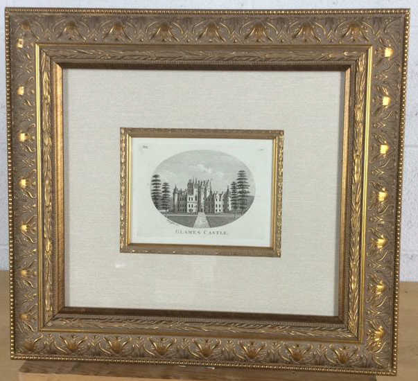 Moses Griffith comparable auction result: moses griffith glame s castle engraving