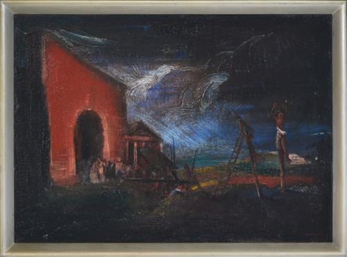 Kálmán Istokovits comparable auction result: k lm n istokovits 1898 1990 crucifixion of christ 56 5 x 72 5cm