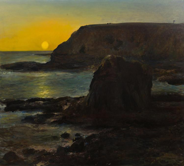 ron neal born 1969 sunset over the cliffs oil on canvas · Leonard Joel · 2017-06-06 Ronald John Neal comparable auction result: ron neal born 1969 sunset over the cliffs oil on canvas