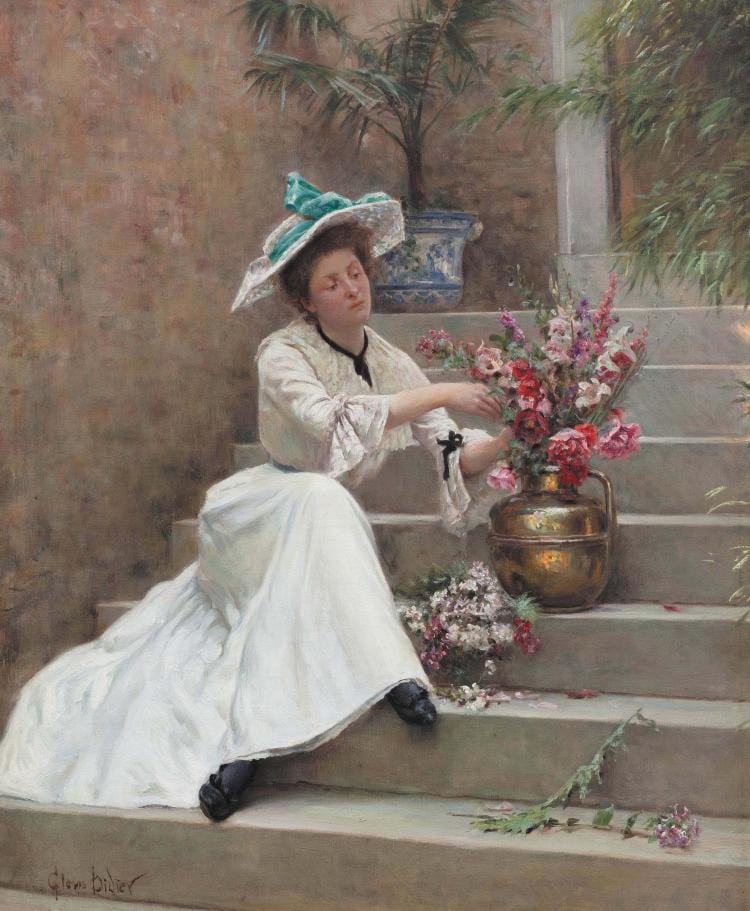 Clovis Didier comparable auction result: clovis didier neuilly sur seine 1858 el gante au bouquet