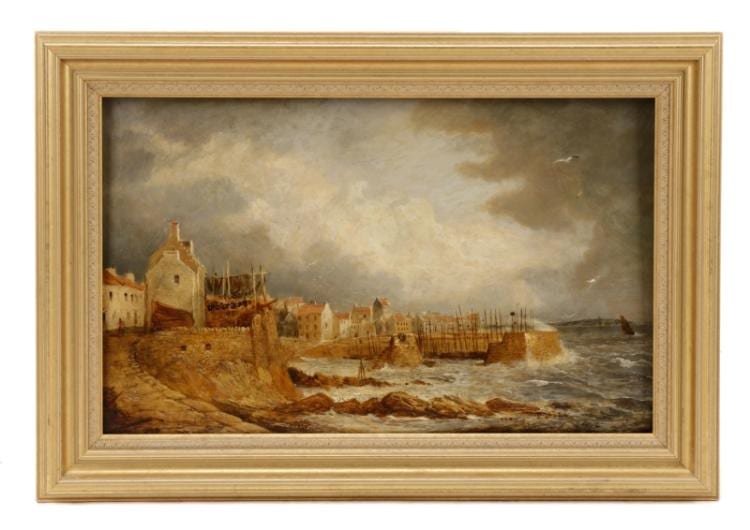 Alexander Leggett comparable auction result: alexander leggett st monans 1876 oil