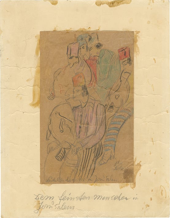 Else Lasker-Schüler comparable auction result: else lasker sch ler 1869 1945