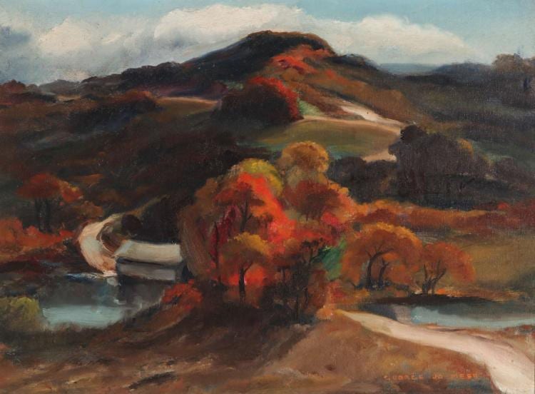 george joseph mess 1898 1962 oil on artist s board · Dirk Soulis Auctions · 2017-06-09 George Joseph Mess comparable auction result: george joseph mess 1898 1962 oil on artist s board