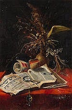 emil rumpf german 1860 1948 a still life with a book of jewish mystici · Bonhams · 2017-06-05 Emil Rumpf comparable auction result: emil rumpf german 1860 1948 a still life with a book of jewish mystici