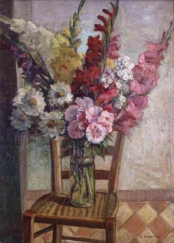 David Murginski comparable auction result: david murginski signed painting israeli french ecole de paris