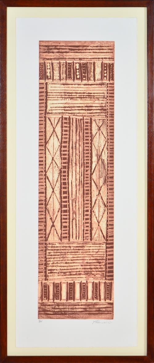 PEDRO WONAEAMIRRI comparable auction result: pedro wonaeamirri 1974 body painting 3 64 5 x 17 5cm