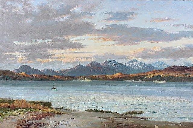 Hugh Cameron Wilson comparable auction result: hugh cameron wilson scottish 1885 1952 the bay w