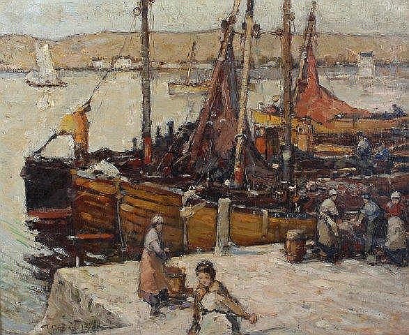 thomas bonar lyon scottish 1873 1955 boats at t · Bishop & Miller Auctioneers · 2017-06-17 Thomas Bonar Lyon comparable auction result: thomas bonar lyon scottish 1873 1955 boats at t