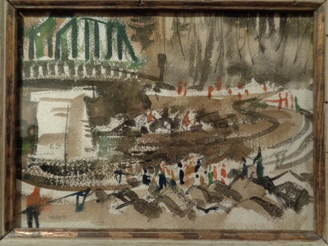 John Waddingham comparable auction result: john waddingham 1915 2002 watercolor on paper
