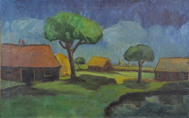 Petrus Theodorus van (1873) Wijngaerdt comparable auction result: landschap noord holland