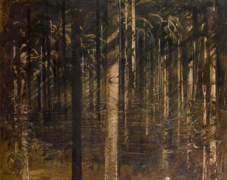 lawrence m daws born 1927 rainforest oil on board · Mossgreen Auctions · 2017-06-18 Lawrence M. Daws comparable auction result: lawrence m daws born 1927 rainforest oil on board