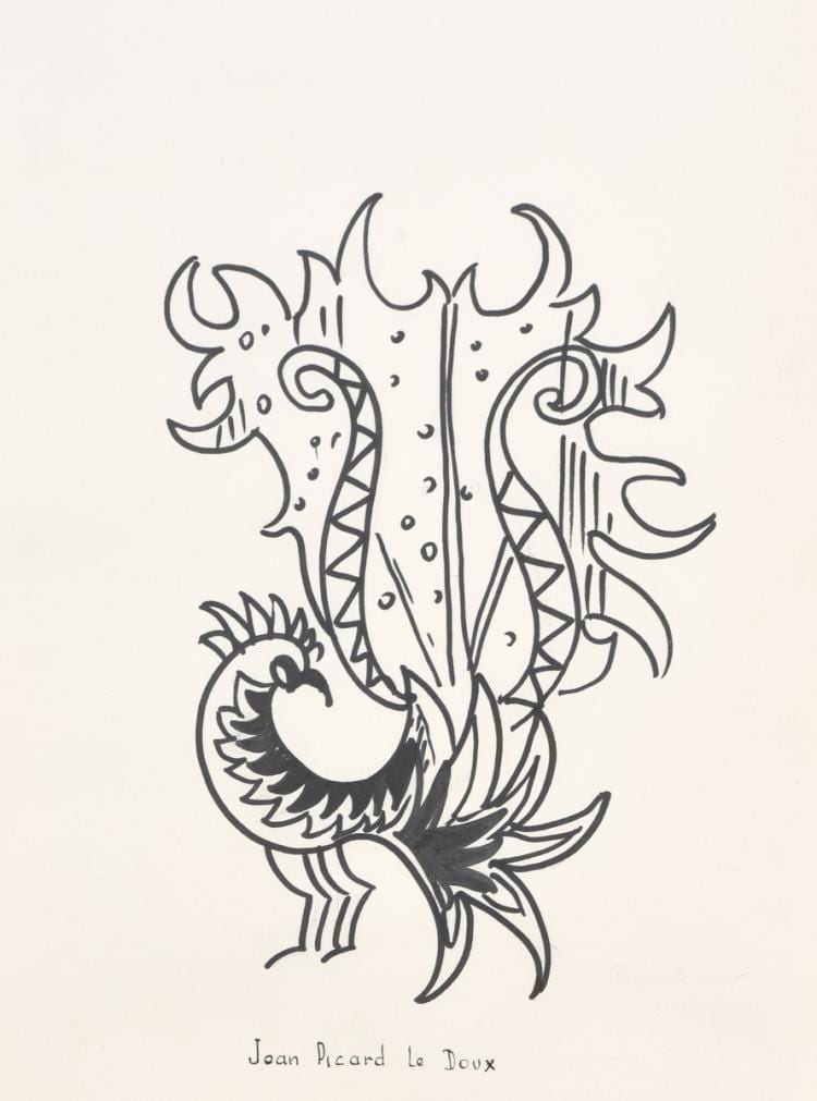 Jean Picart Ledoux comparable auction result: jean picart ledoux 1902 1982 l oiseau lyre