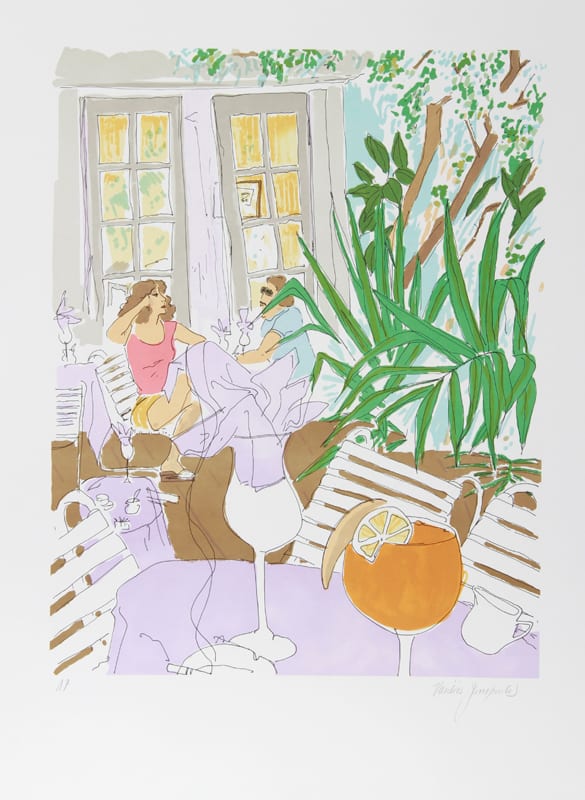 Vasilios Janopoulos comparable auction result: vasilios janopoulos untitled iv lithograph