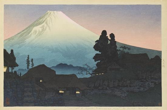 koitsu ishiwata 1897 1987 twilight at chyoshi fisherman s town 20th c woodblock print titled and identified lower margin · Crescent City Auction Gallery · 2017-06-25 Koitsu Ishiwata comparable auction result: koitsu ishiwata 1897 1987 twilight at chyoshi fisherman s town 20th c woodblock print titled and identified lower margin