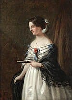 Joshua Hargrave Sams Mann comparable auction result: joshua hargrave sams mann british active 1849 1884 ready for the ball signed and d