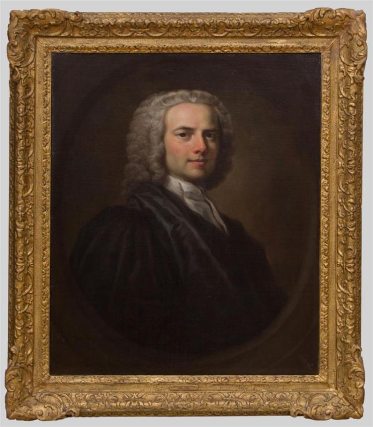 George Knapton comparable auction result: george knapton 1698 1778 portrait of the reverend john upton of taunton in academic robes