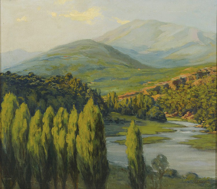 Rafael Llimona comparable auction result: rafael llimona barcelona 1896 1957 landscape oil on canvas