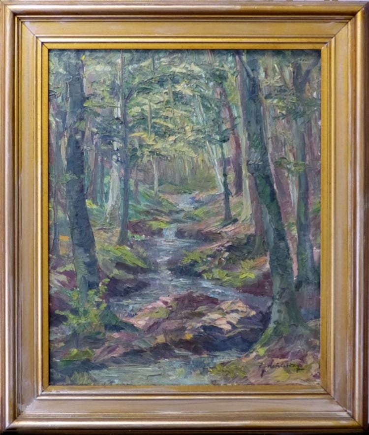 Fritz Kohlstadt comparable auction result: fritz kohlstadt oil painting on canvas landscape