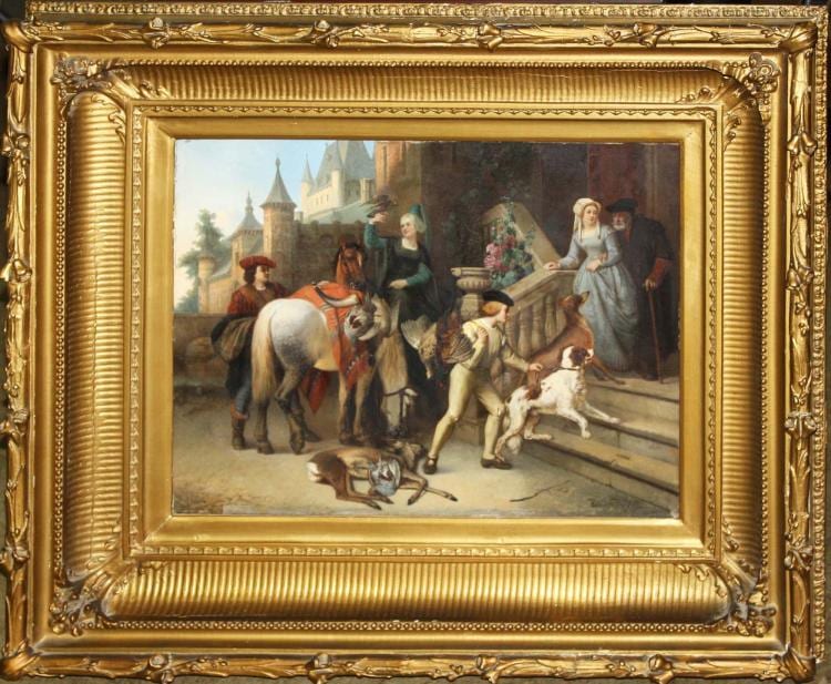 Adrien Joseph Verhoeven-Ball comparable auction result: adrien joseph verhoeven ball belgium 1824 82