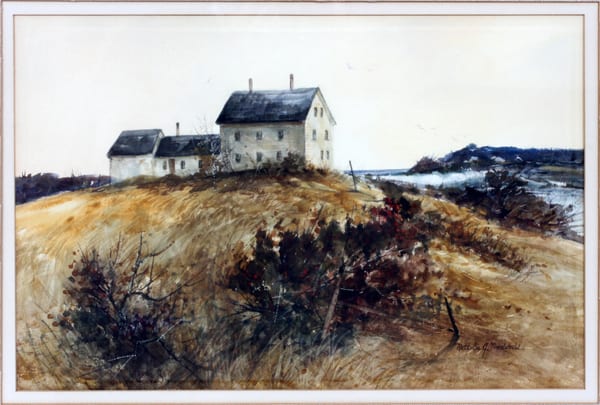Nathalie Johnson Nordstrand comparable auction result: nathalie johnson nordstrand watercolor