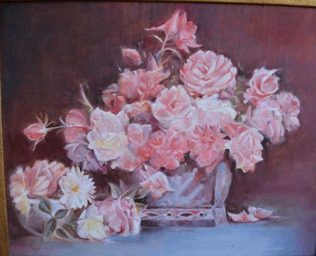 Mark Kaiser comparable auction result: mark kaiser still life of flowers