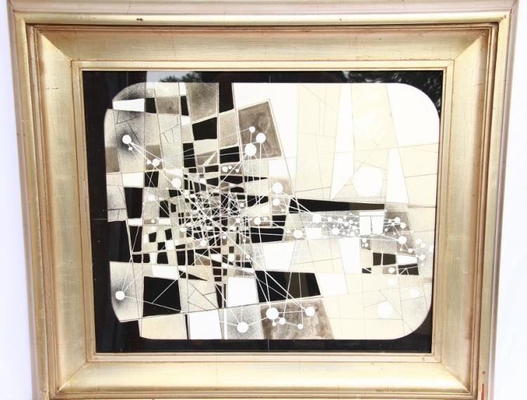 Richard Koppe comparable auction result: richard koppe american 1916 1973 1940 s original watercolor ink on paper in exhibit quality frame