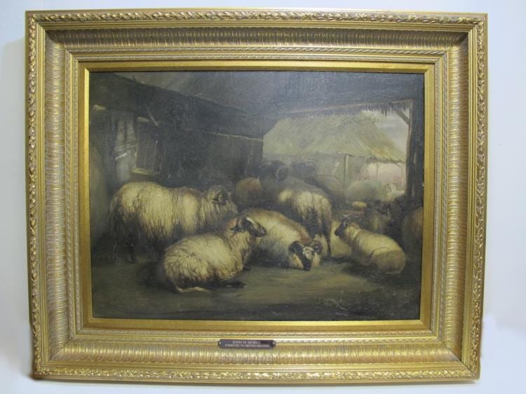 John W. Morris comparable auction result: john w morris act 1865 1924 attrib painting