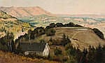 Ludmilla Pilat Welch comparable auction result: ludmilla pilat welch 1867 1925 kelseyville overlooking clear lake 12 x 20in overall 18 x 26in