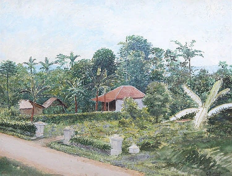 Bettinger, Gustave - House in a Village comparable sale