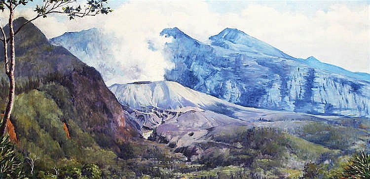 Siauw Tik Kwie - Gunung Galunggung comparable sale