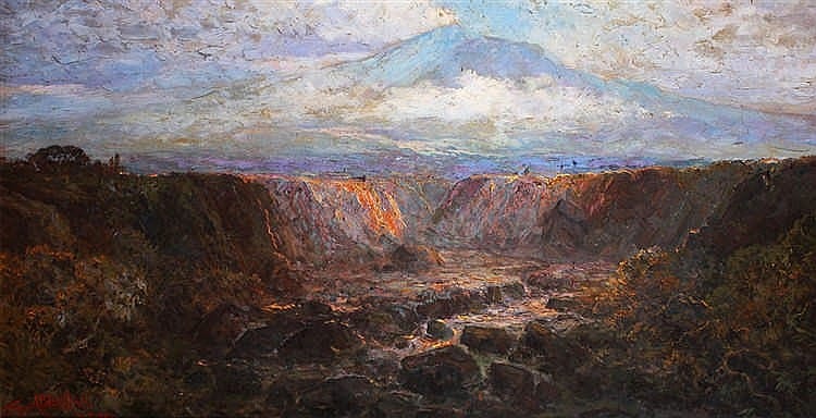 Sudjono Abdullah - Merapi comparable sale